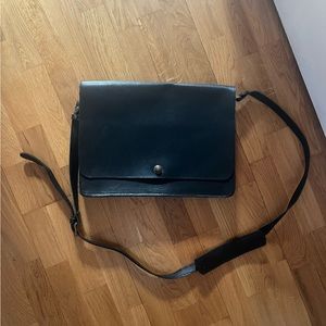 Parker Clay Leather Laptop Bag